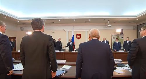 Путин проводит совещание в Иркустке 15 мая 2017 г.